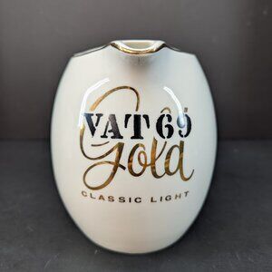 Vat 69 Gold Classic Light Scotch Whisky White Advertising Pub Jug Water Jug